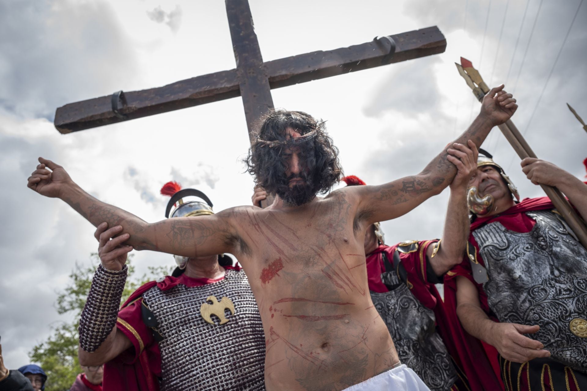 El viacrucis del Cerro de Reyes, en imágenes