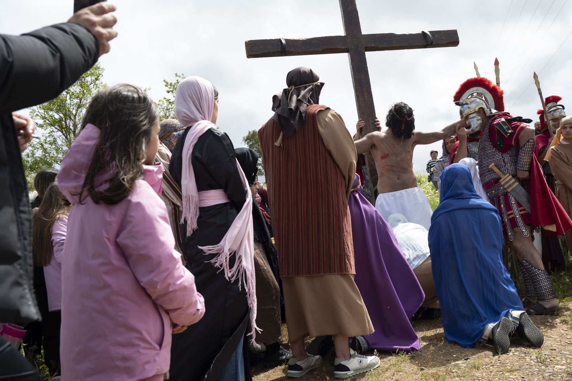 El viacrucis del Cerro de Reyes, en imágenes