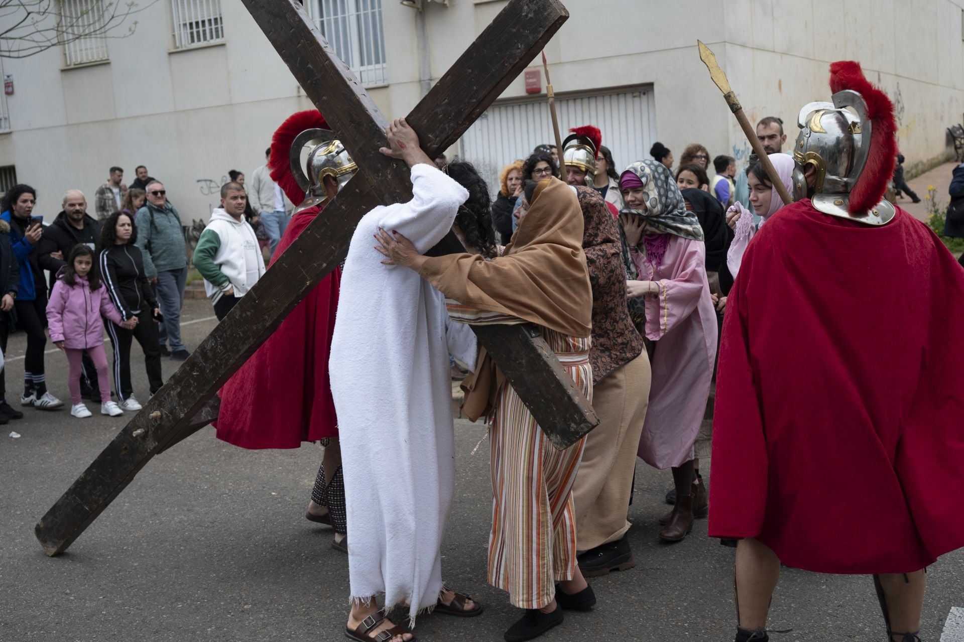 El viacrucis del Cerro de Reyes, en imágenes
