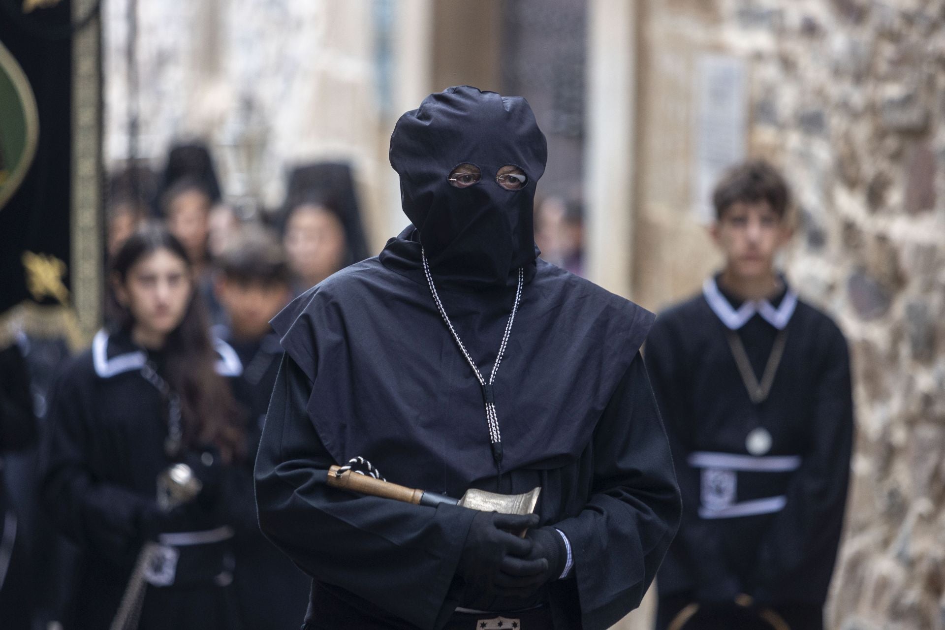 La suspensión del Santo Entierro de Cáceres, en imágenes