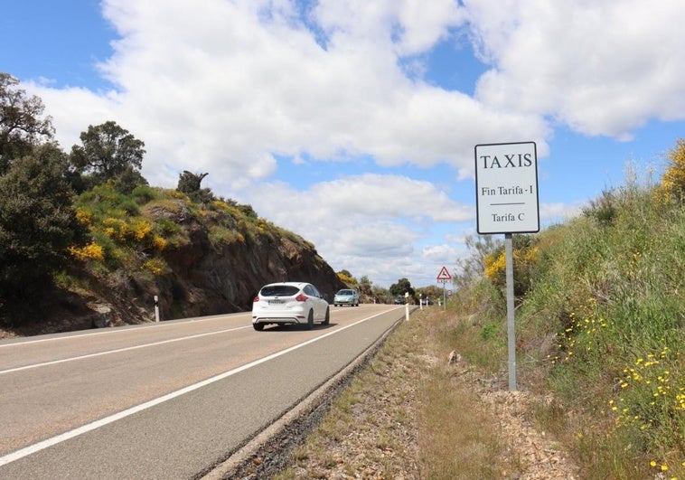 Este es el punto exacto donde estará la pasarela de la Vía Verde de Plasencia