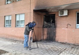 Así ha quedado la vivienda tras el incendio en el que han muerto dos perros