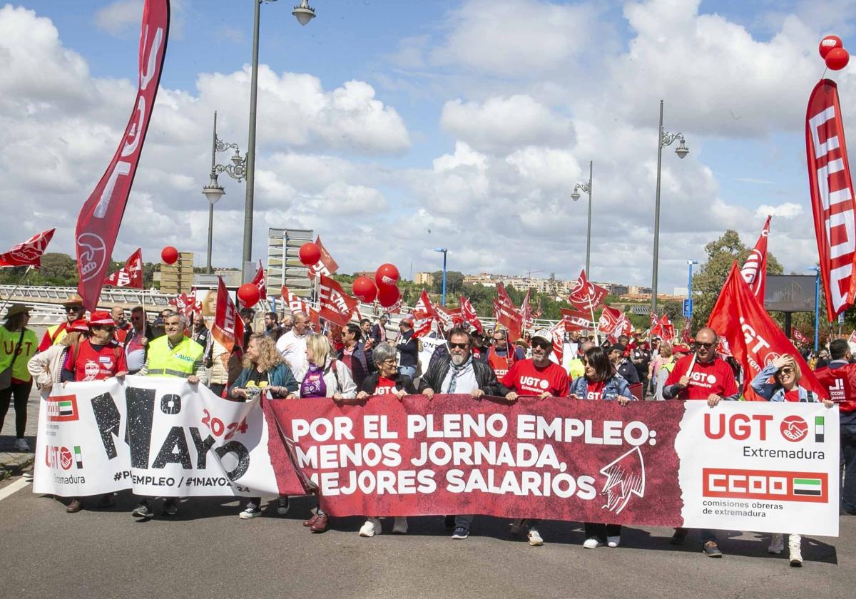 Manifestación del 1 de Mayo del año pasado.