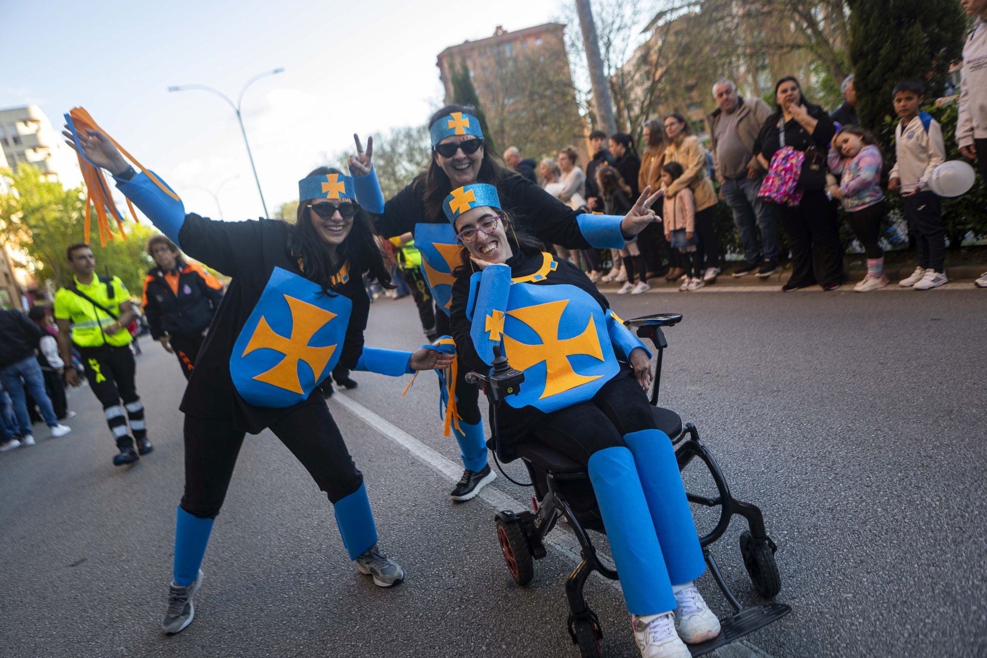 El desfile de San Jorge de Cáceres, en imágenes