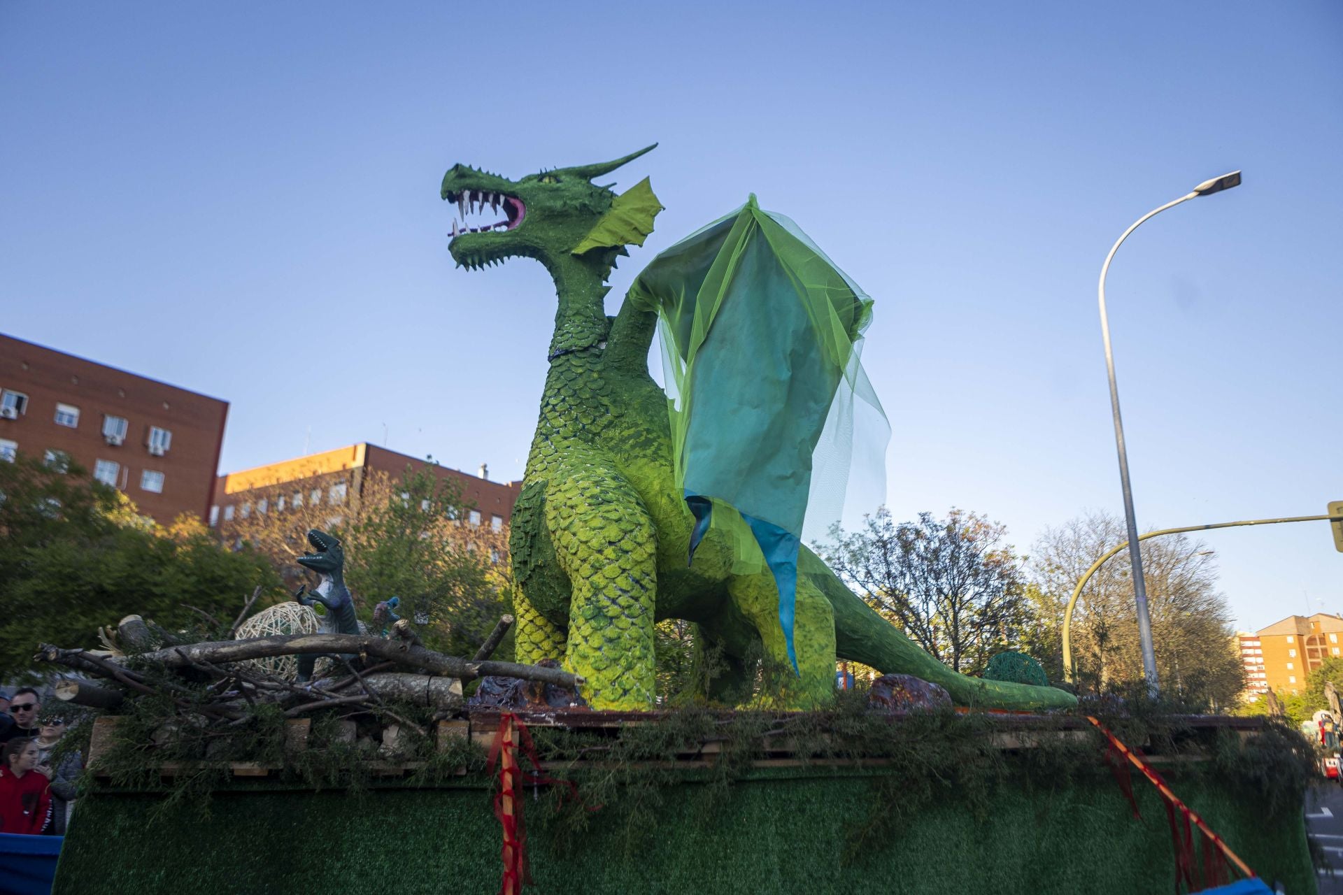 El desfile de San Jorge de Cáceres, en imágenes