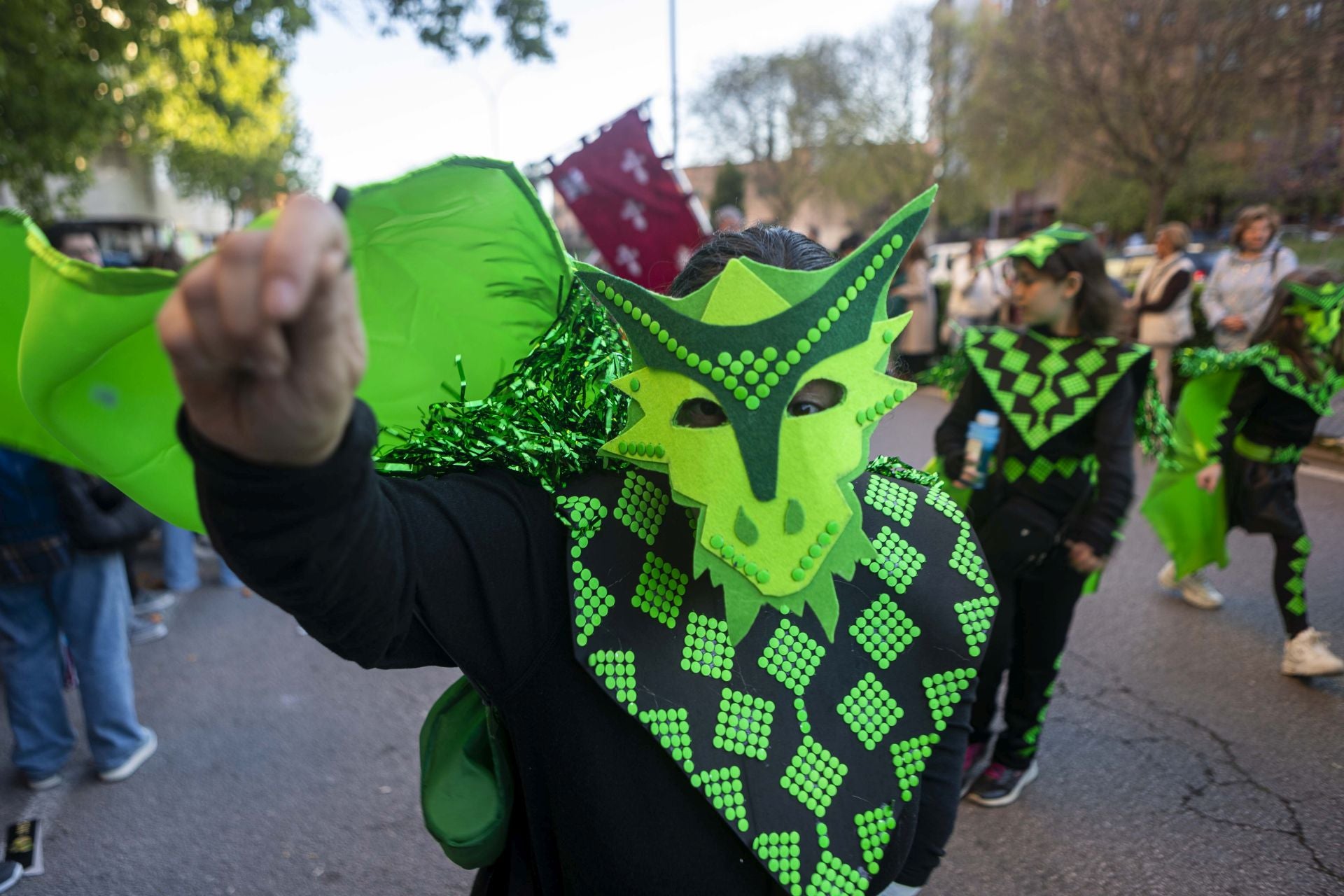 El desfile de San Jorge de Cáceres, en imágenes