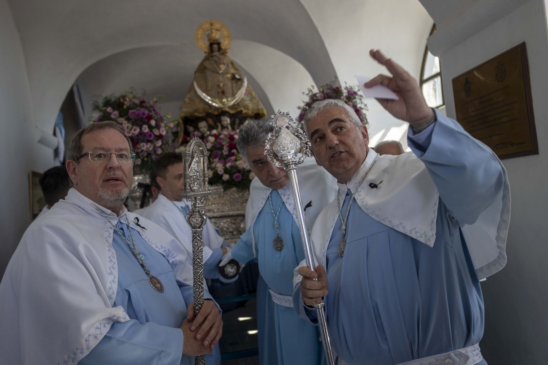 La bajada de la Virgen de la Montaña a la ciudad, en imágenes