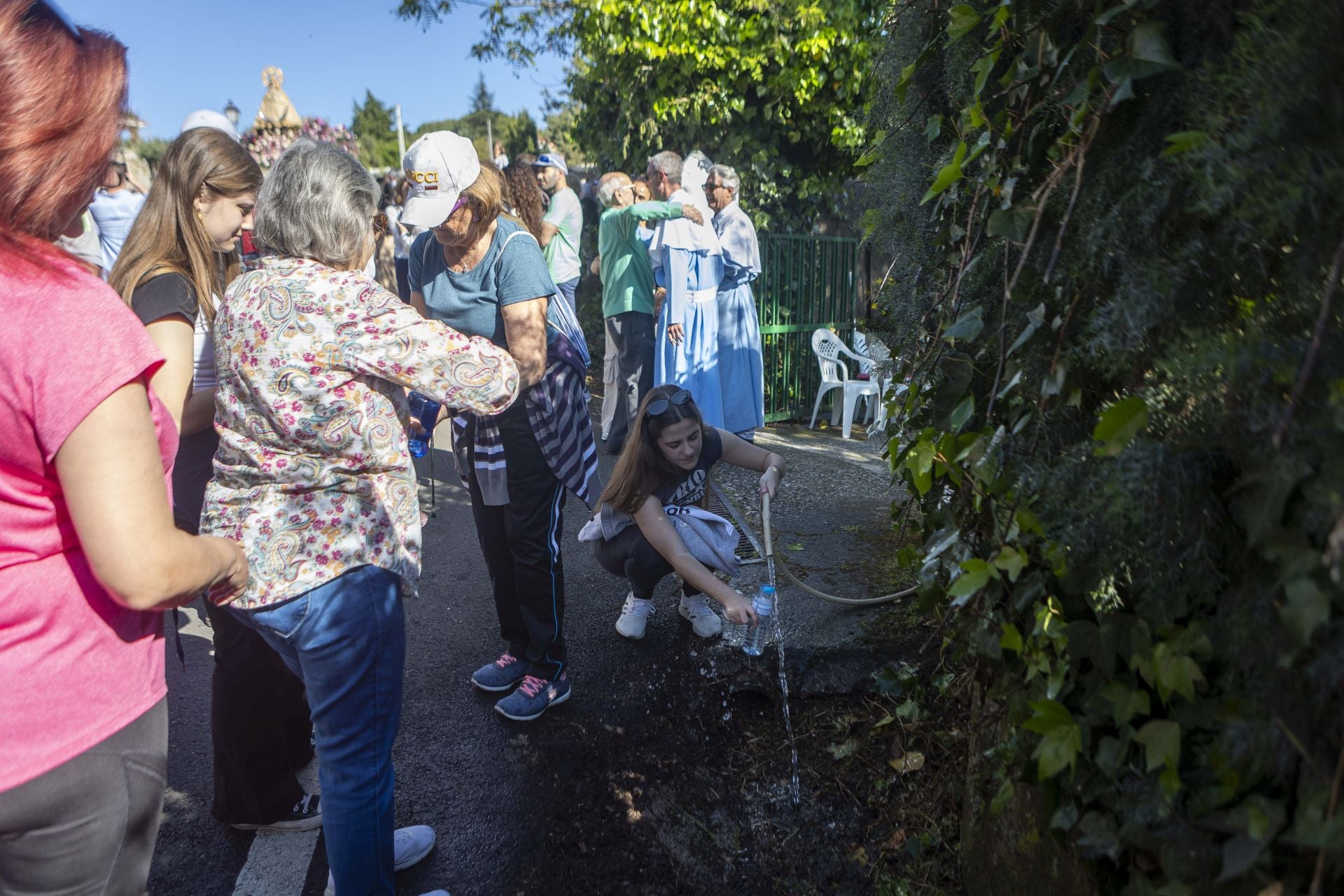 La bajada de la Virgen de la Montaña a la ciudad, en imágenes