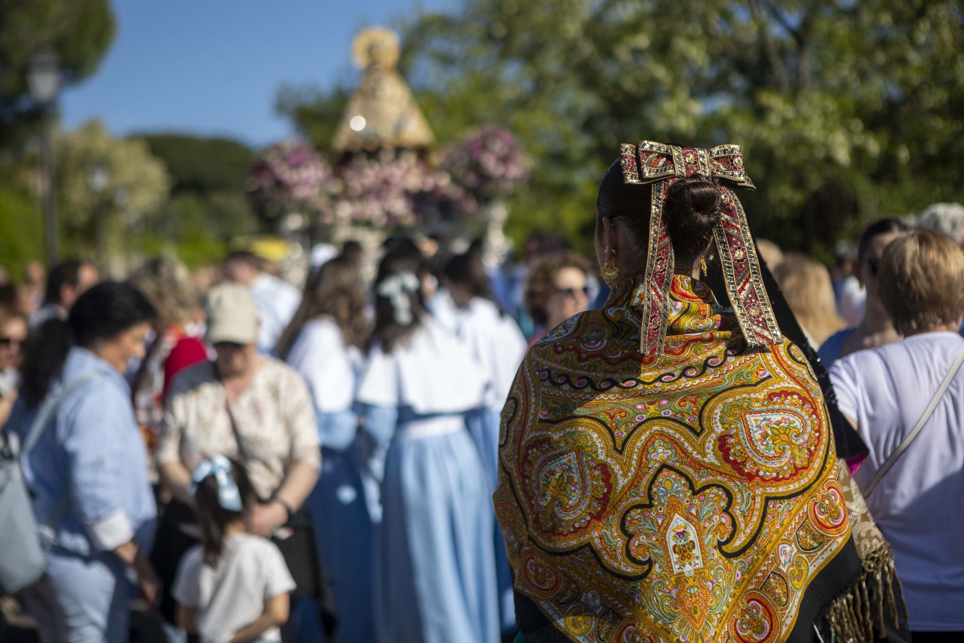 La bajada de la Virgen de la Montaña a la ciudad, en imágenes