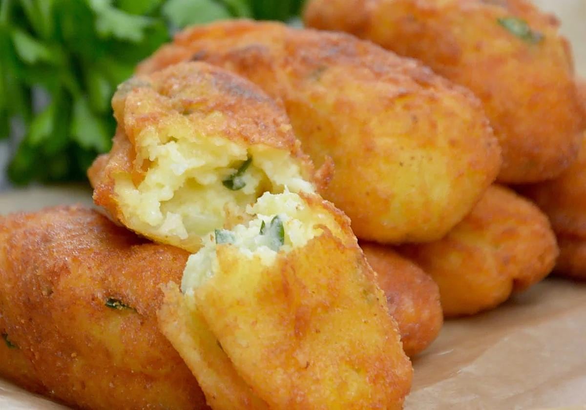 Croquetas de patata y queso