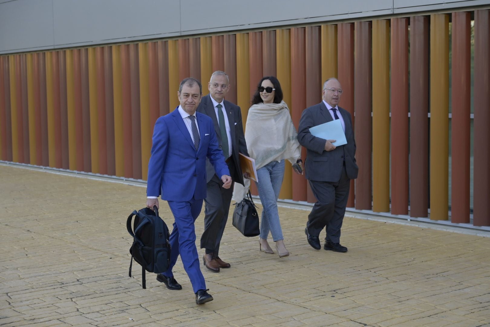 Fotos | David Sánchez declara este viernes en el juzgado de Badajoz