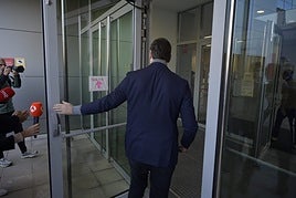 Fotos | David Sánchez declara este viernes en el juzgado de Badajoz