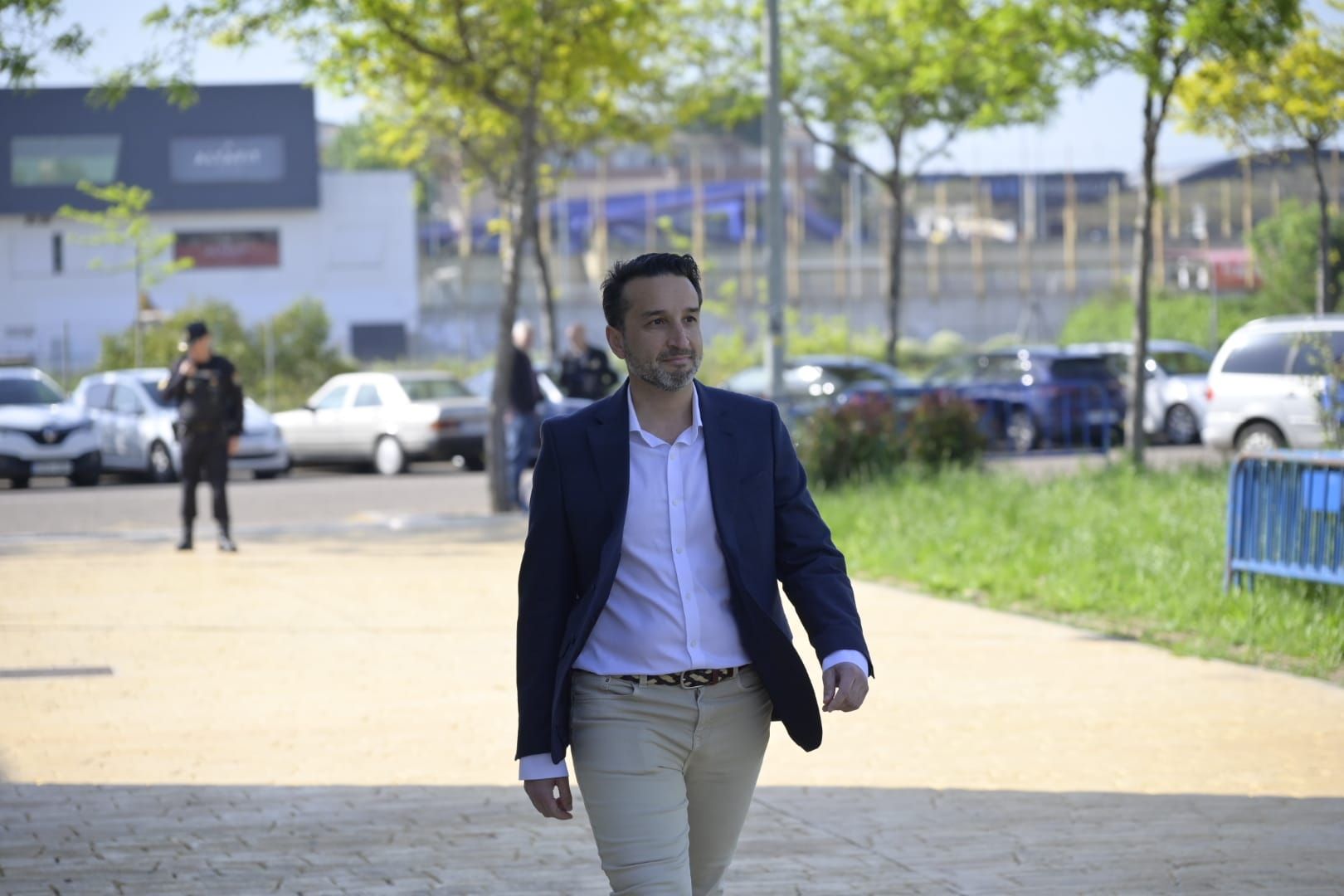 Fotos | David Sánchez declara este viernes en el juzgado de Badajoz