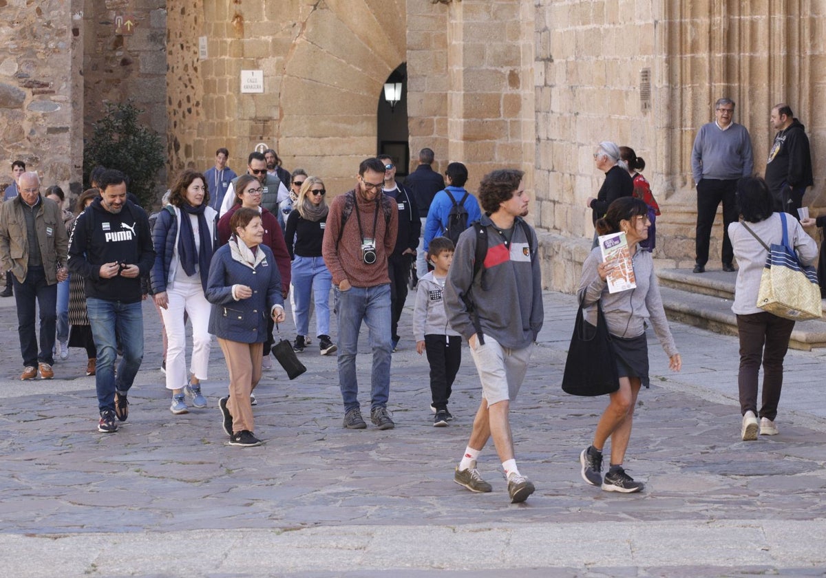 13.500 visitas en los centros turísticos de Cáceres en Semana Santa, casi 5.000 más