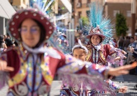 Un momento del desfile de este domingo.
