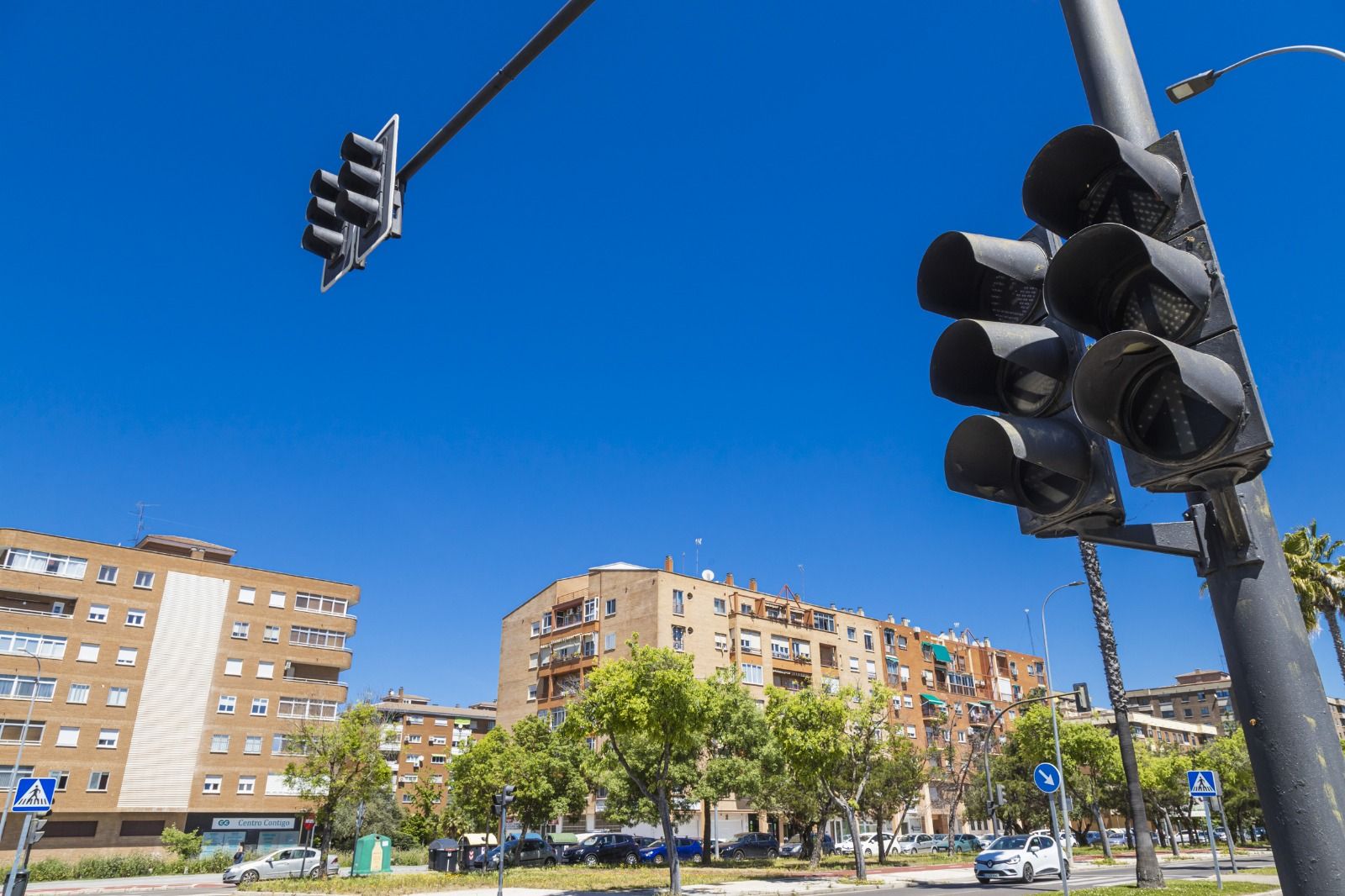 Semáforos sin funcionar en Badajoz