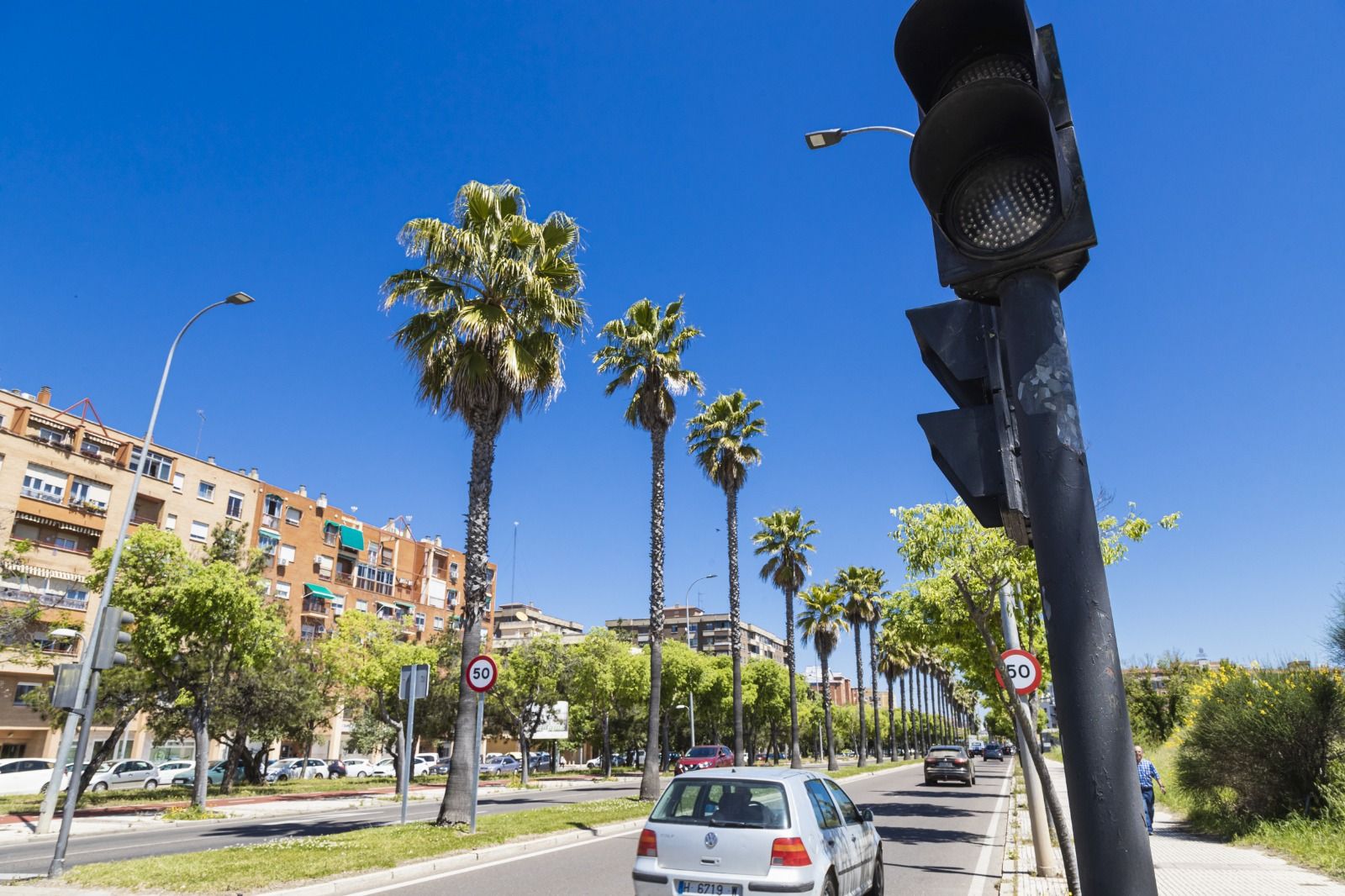 Semáforos sin funcionar en Badajoz
