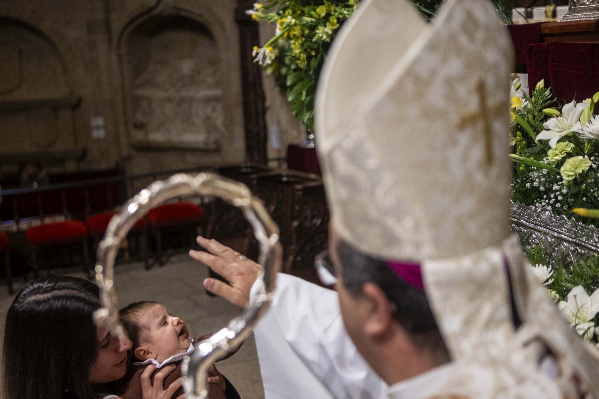 La presentación de los niños ante la Virgen de la Montaña, en imágenes