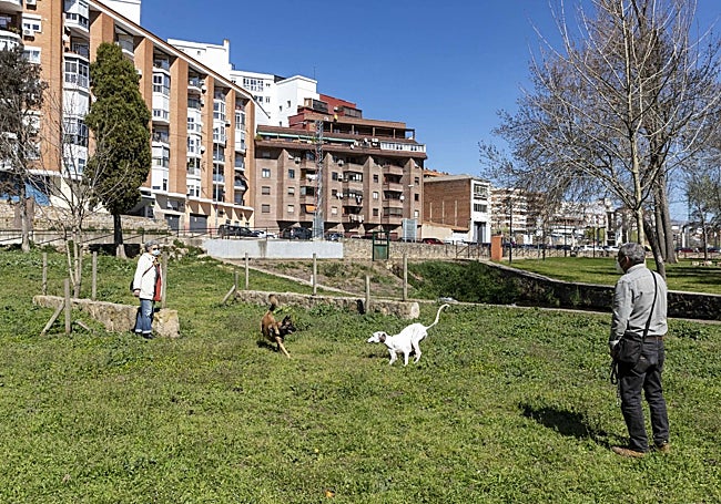 El estudio valora la disponibilidad de zonas verdes. En la foto, parque de La Isla en Plasencia.