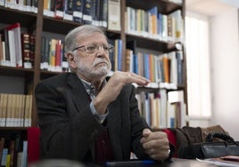 El expresidente extremeño Juan Carlos Rodríguez Ibarra, en una entrevista con HOY.