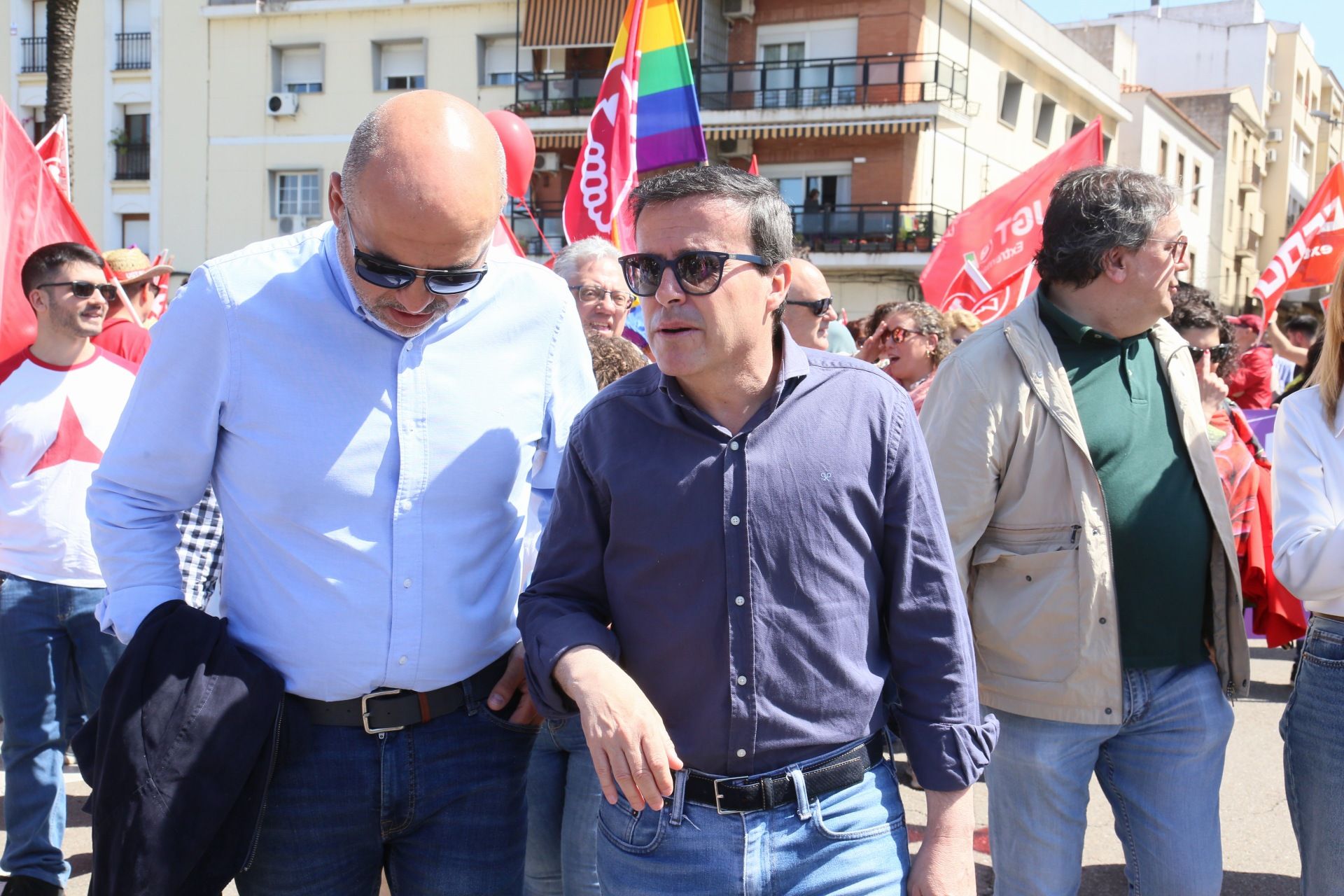 La manifestación del 1 de mayo de Mérida, en imágenes