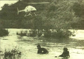 La búsqueda de los desaparecidos en el río Matachel.