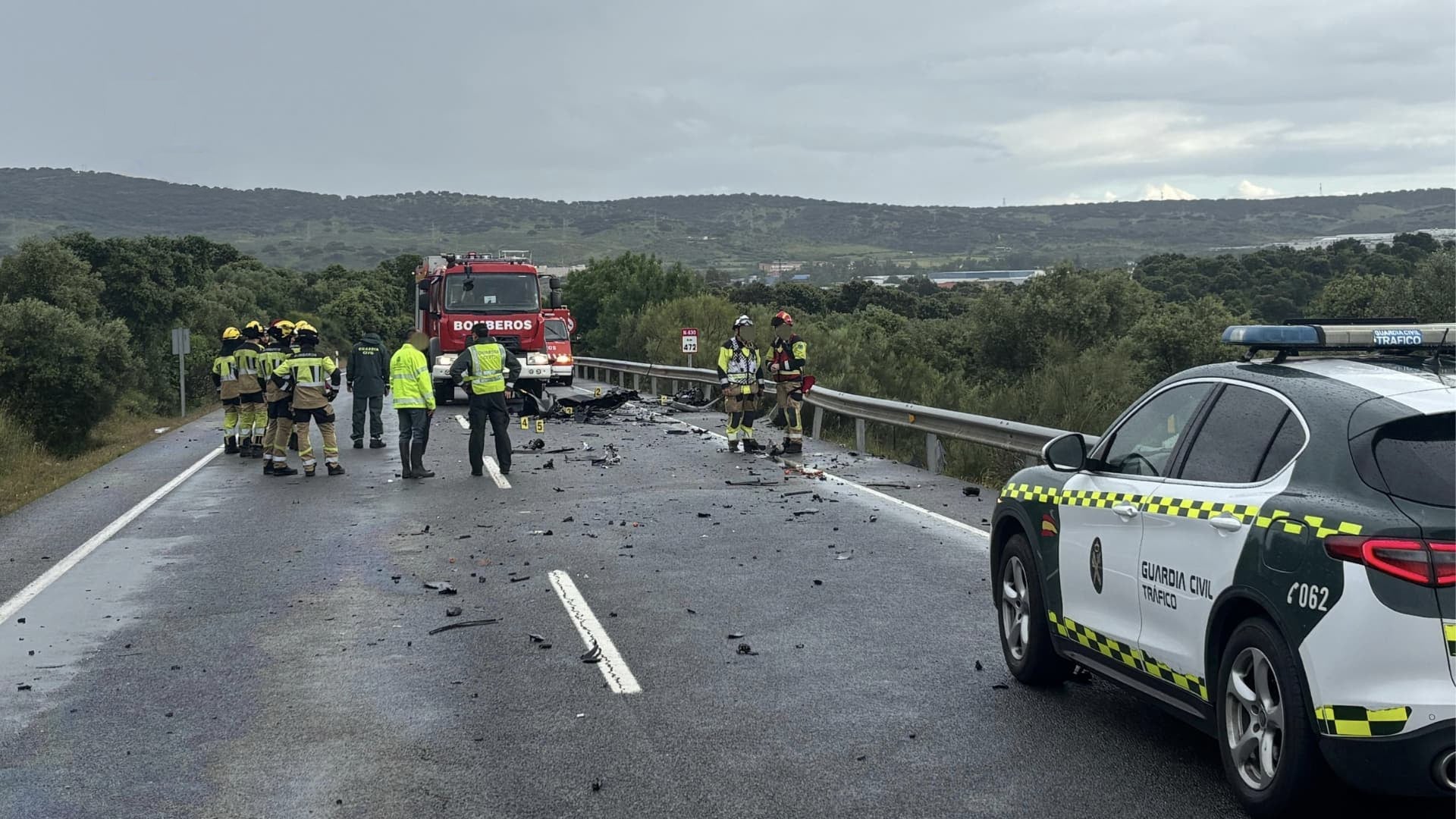 Fotos | Así han quedado los vehículos tras el accidente mortal en Plasencia