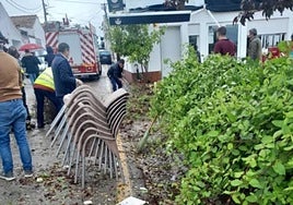 Fotos | El paso del «mini tornado» por Campomayor