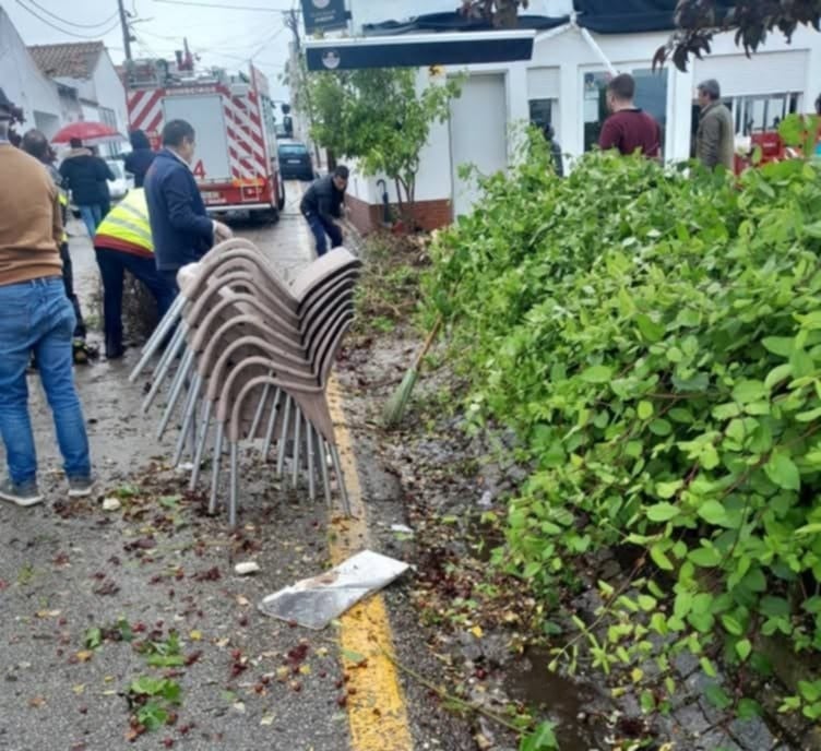 Fotos | El paso del «mini tornado» por Campomayor