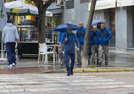 Jornada lluviosa con casi diez litros por metro cuadrado en Badajoz.