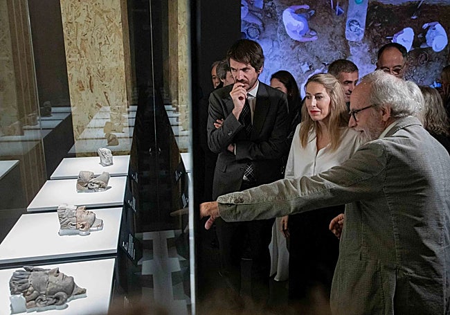 Exposición sobre los rostros del Turuñuelo en el Arqueológico de Madrid el pasado mes de noviembre.