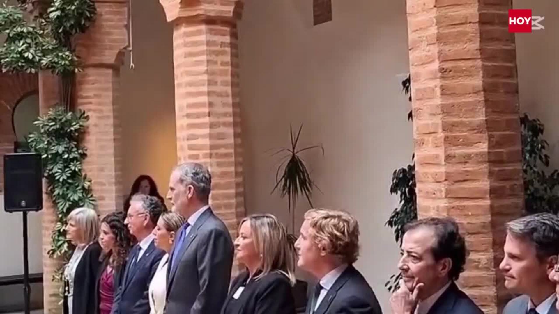 El Rey Felipe VI visita el Tour del Talento en Badajoz