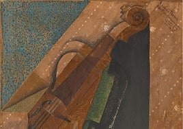 'El violín' (1914), de Juan Gris.