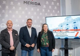 Julio César Fuster, Antonio Rodríguez Osuna y Carmen Yáñez.