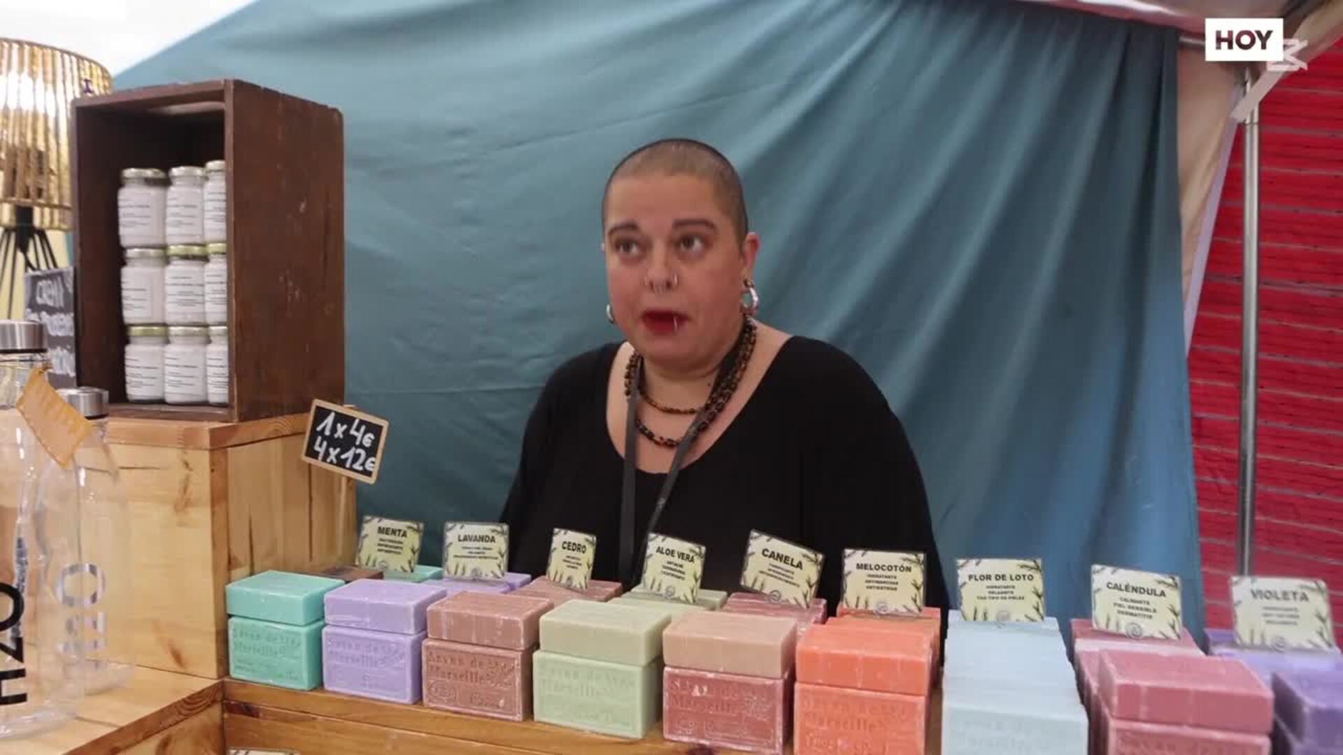 El mercado de Womad Cáceres 2025