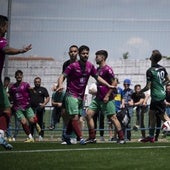 Álex Hernández, del Ciudad, en la final por el ascenso ante el Gévora.