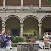 Grabación del programa en el Monasterio San Jerónimo de Yuste.