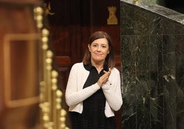 La diputada nacional Maribel García, que deja la carrera por la secretaría general del PSOE en Badajoz.