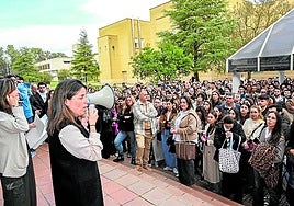 Examen MIR celebrado el pasado enero en Badajoz.