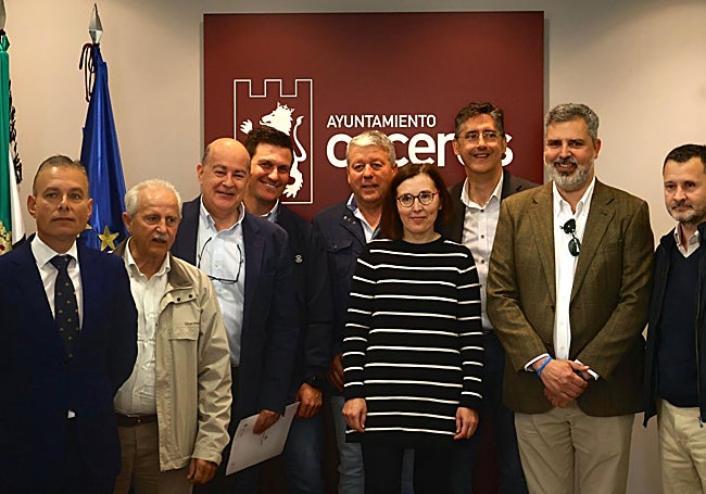 Presentación del Concurso de Albañilería este miércoles en el ayuntamiento.