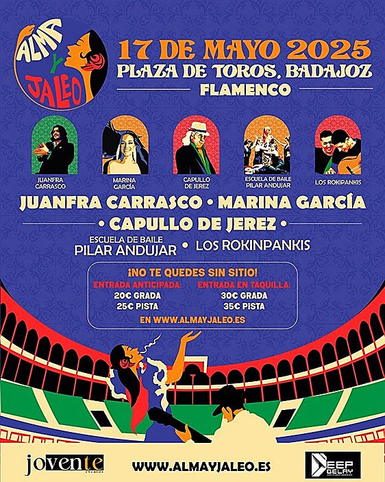 Cartel del Festival Alma y Jaleo que ha sido cancelado.