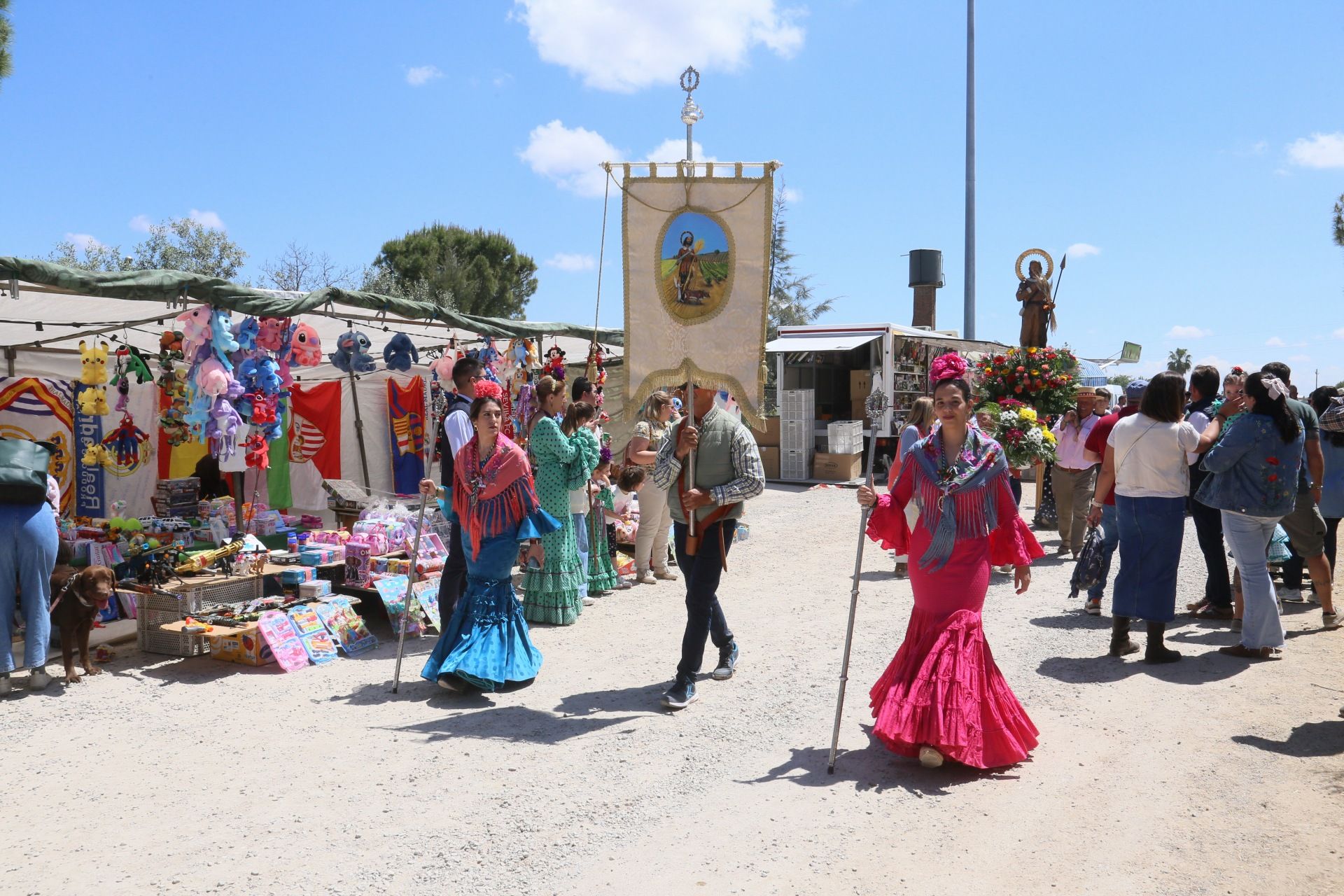La romería de San Isidro de Villafranca de los Barros, en imágenes