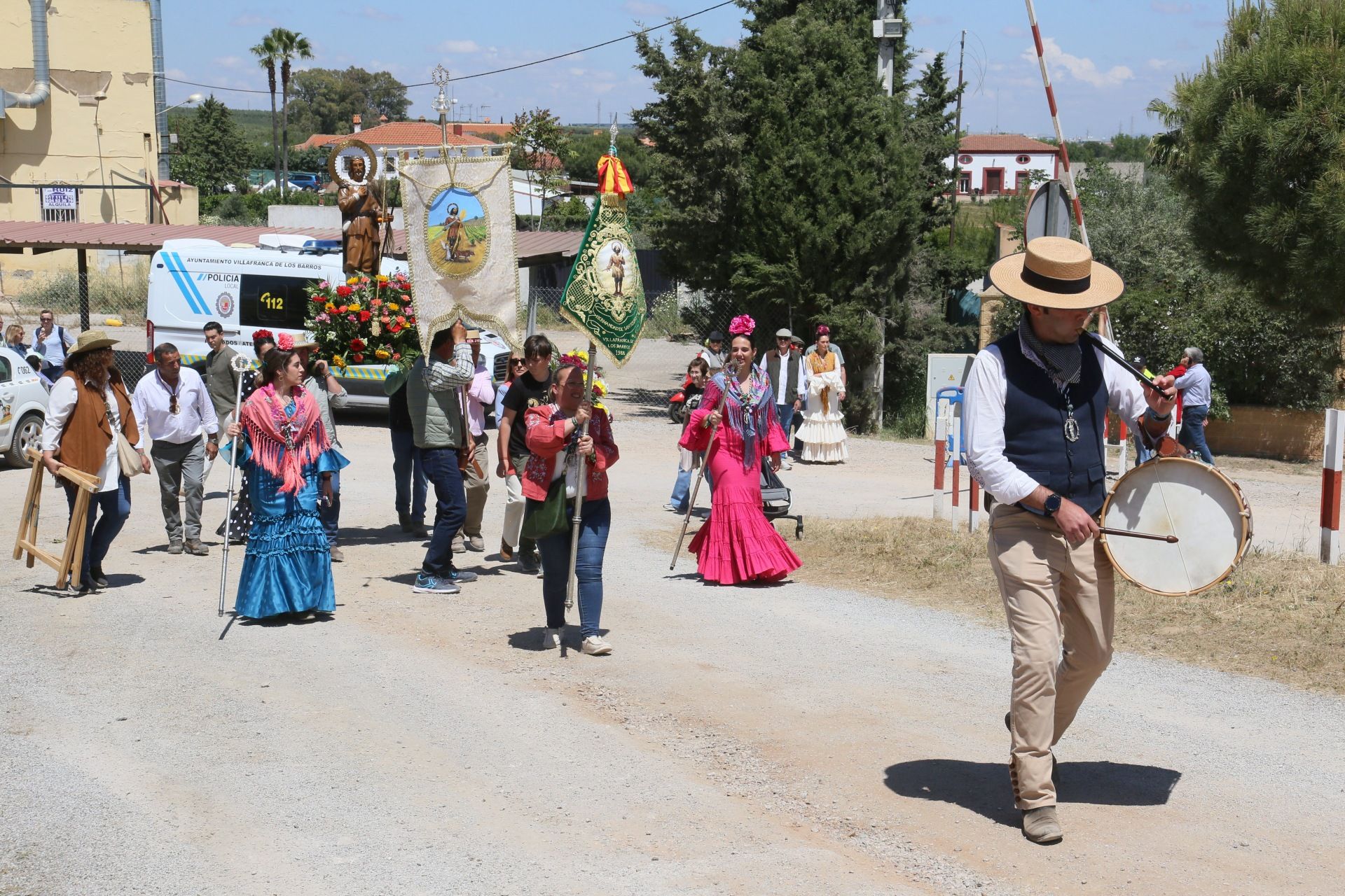 La romería de San Isidro de Villafranca de los Barros, en imágenes