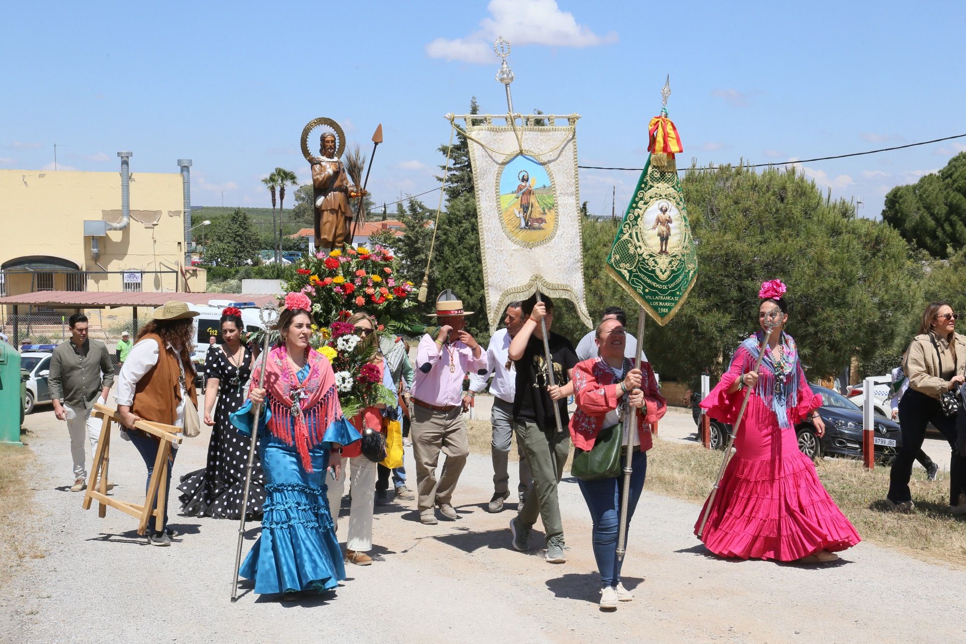 La romería de San Isidro de Villafranca de los Barros, en imágenes