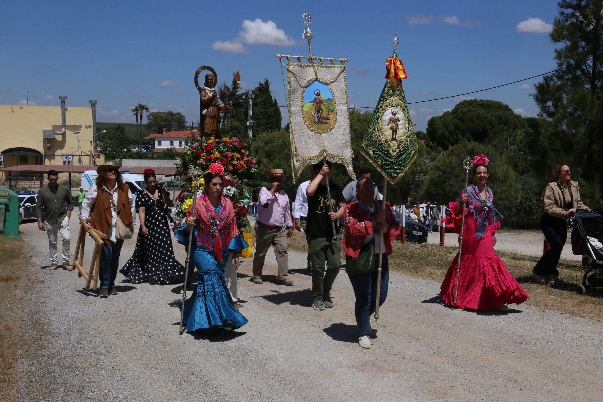 La romería de San Isidro de Villafranca de los Barros, en imágenes