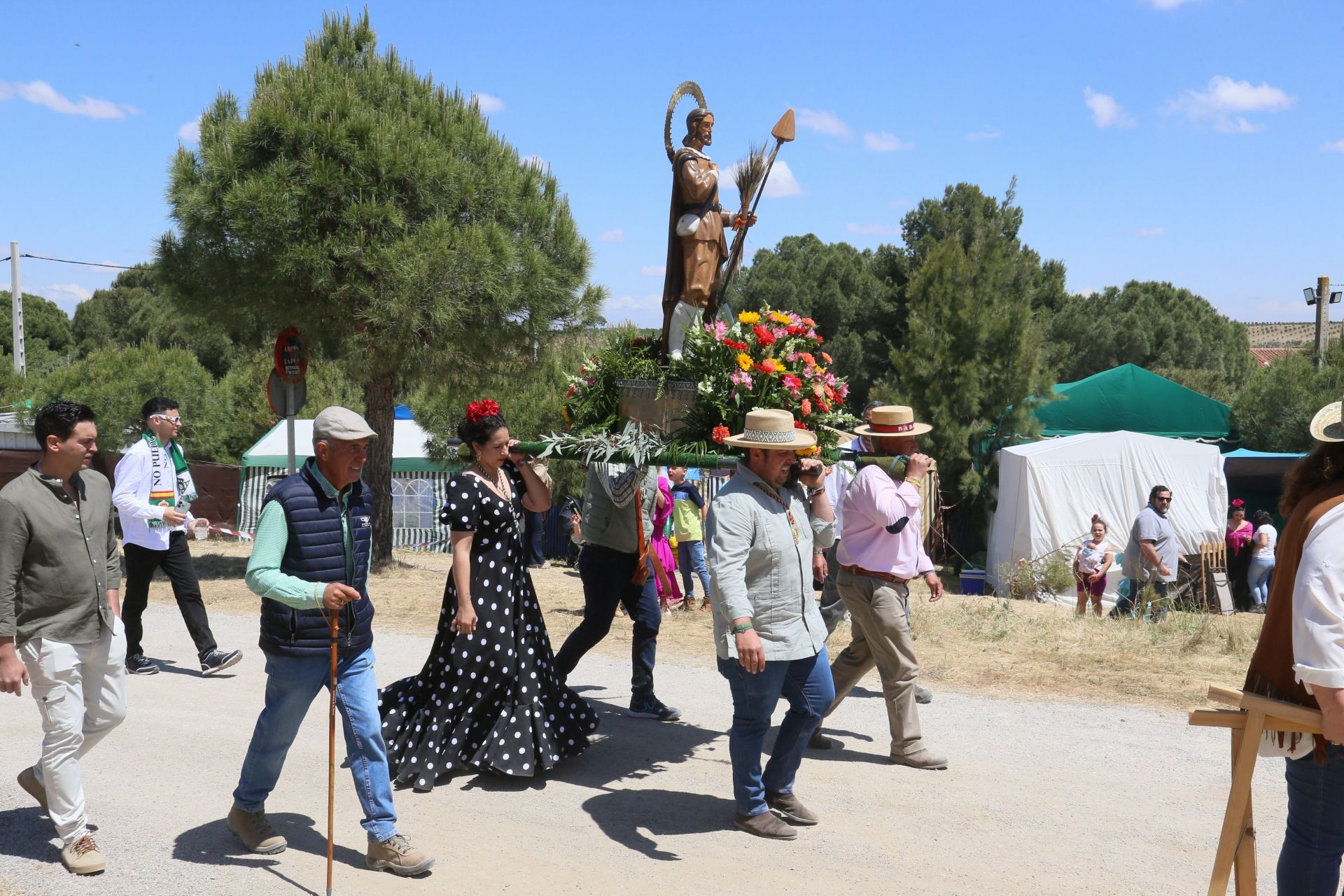 La romería de San Isidro de Villafranca de los Barros, en imágenes