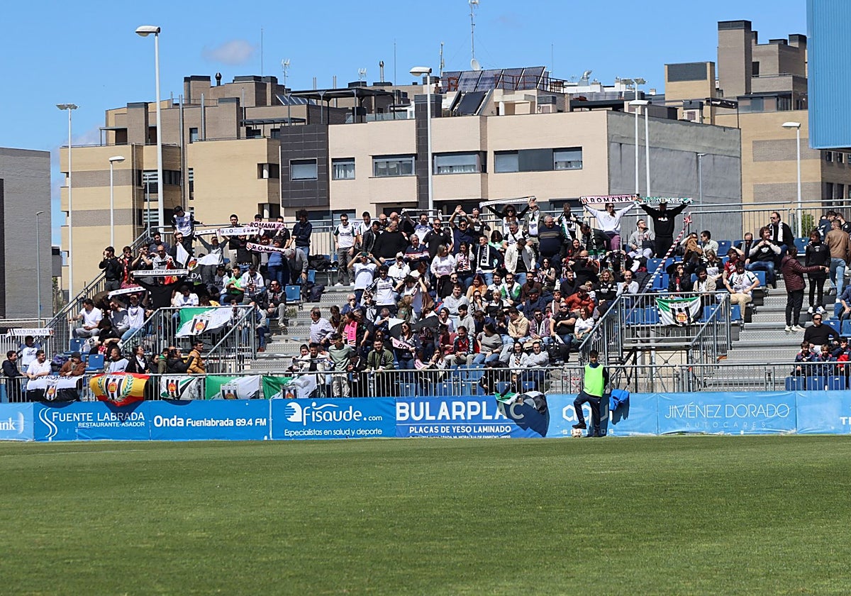 El último buen desplazamiento fue a Fuenlabrada hace un mes, con 200 emeritenses en las gradas.