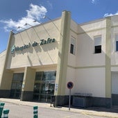 Entrada del Hospital de Zafra.