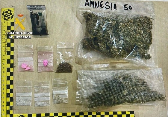 Detenido en Navalmoral por traficar marihuana, MDMA y anfetaminas