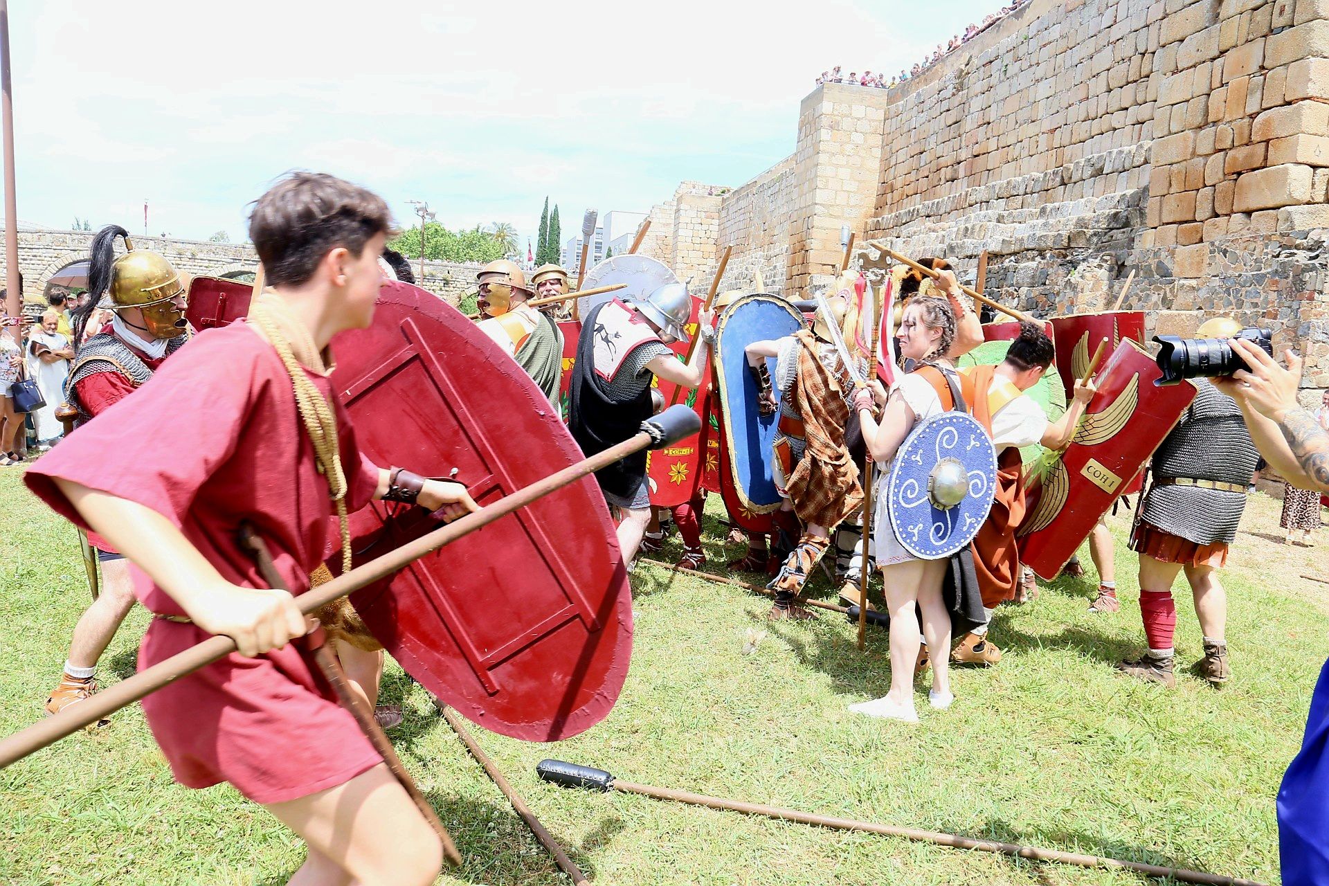 Fotos | Entrenamiento de gladiadores en Emerita Lvdica